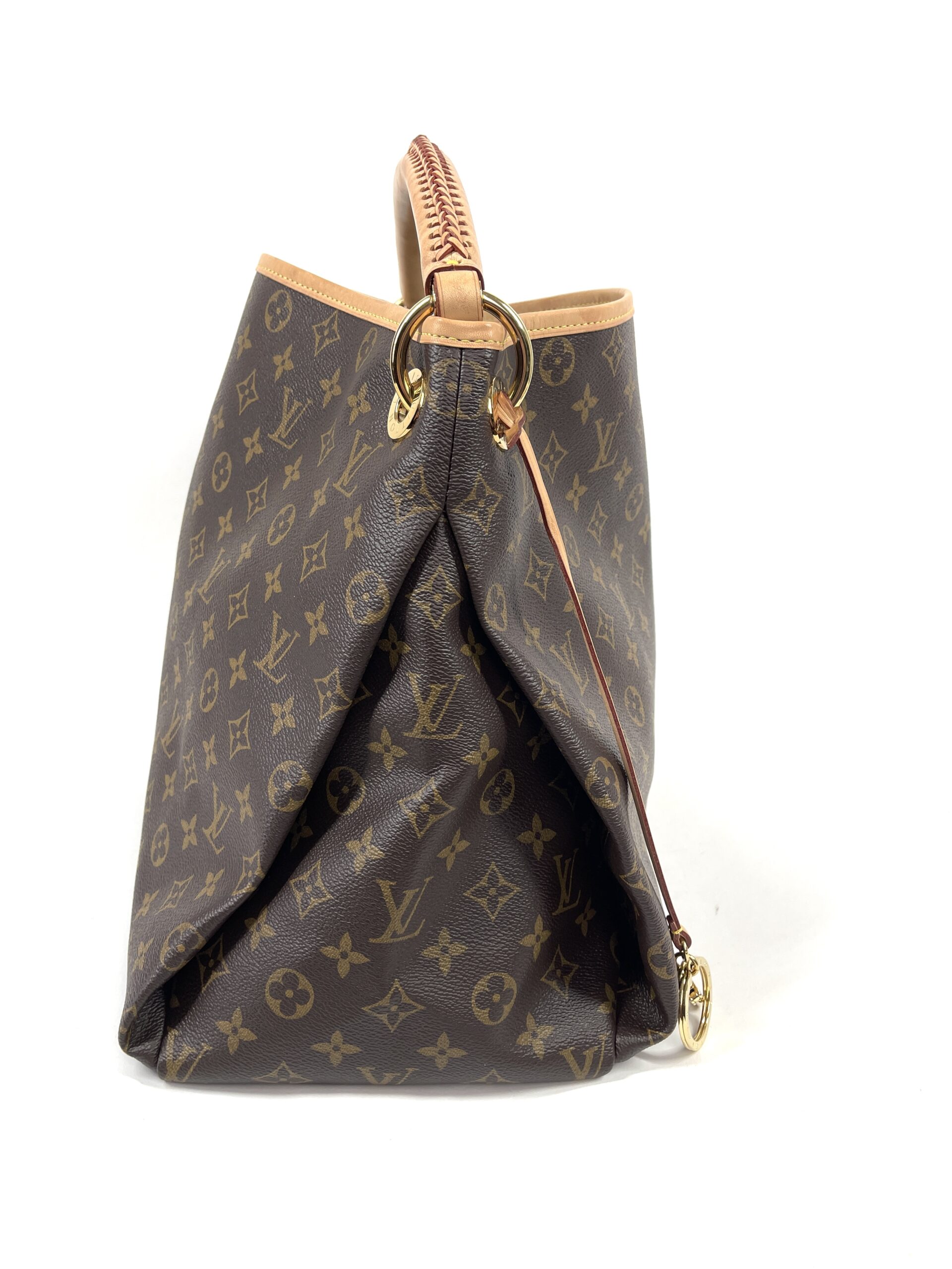 Louis Vuitton Monogram Artsy MM Hobo with Braided Handle Leather ref.616785  - Joli Closet