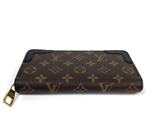 Louis Vuitton Monogram Retiro Zippy Wallet with Noir 10