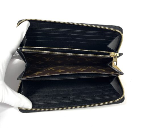 Louis Vuitton Monogram Retiro Zippy Wallet with Noir - Image 4