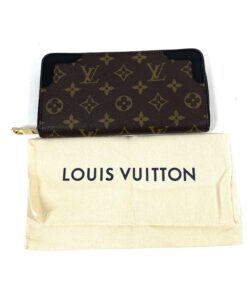 Louis Vuitton Monogram Retiro Zippy Wallet with Noir 2