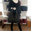 Louis Vuitton Mahina Carmel Hobo Black 3
