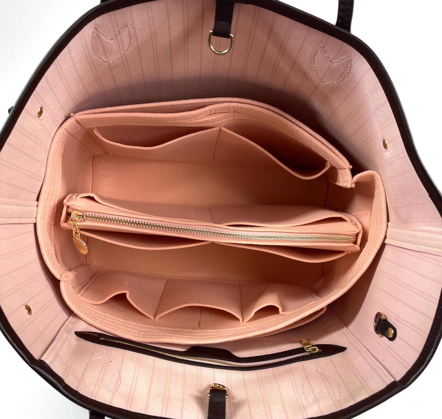 New Louis Vuitton Ebene Damier Pink/Rose Ballerine Interior