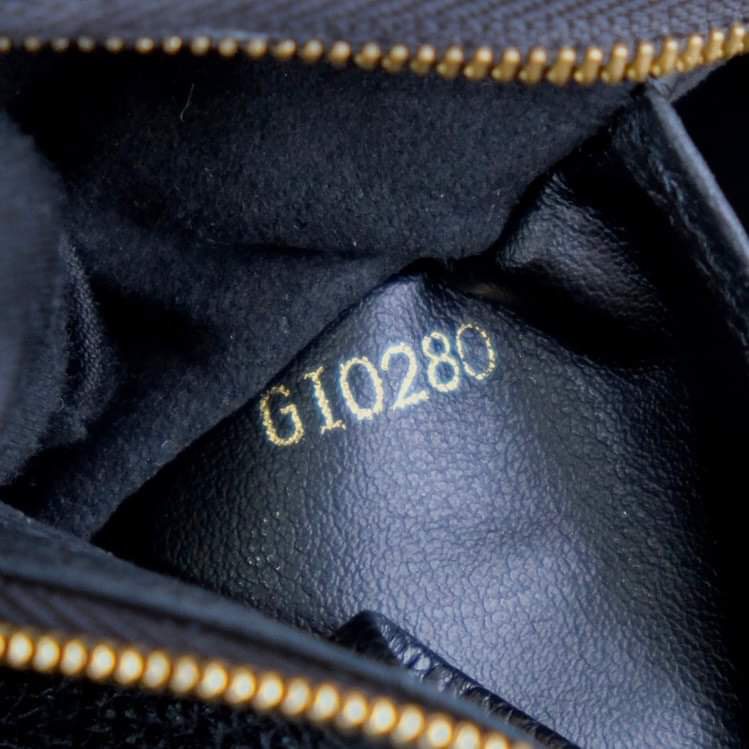 Louis Vuitton Double Zip Pochette Black Empreinte - A World Of