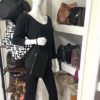 Louis Vuitton Urs Fischer White Black Coated Canvas Neverfull MM Set 3