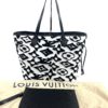 Louis Vuitton Urs Fischer White Black Coated Canvas Neverfull MM Set 4
