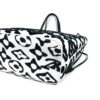Louis Vuitton Urs Fischer White Black Coated Canvas Neverfull MM Set 24