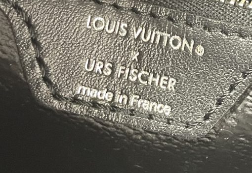 Louis Vuitton Urs Fischer White Black Coated Canvas Neverfull MM Set 10