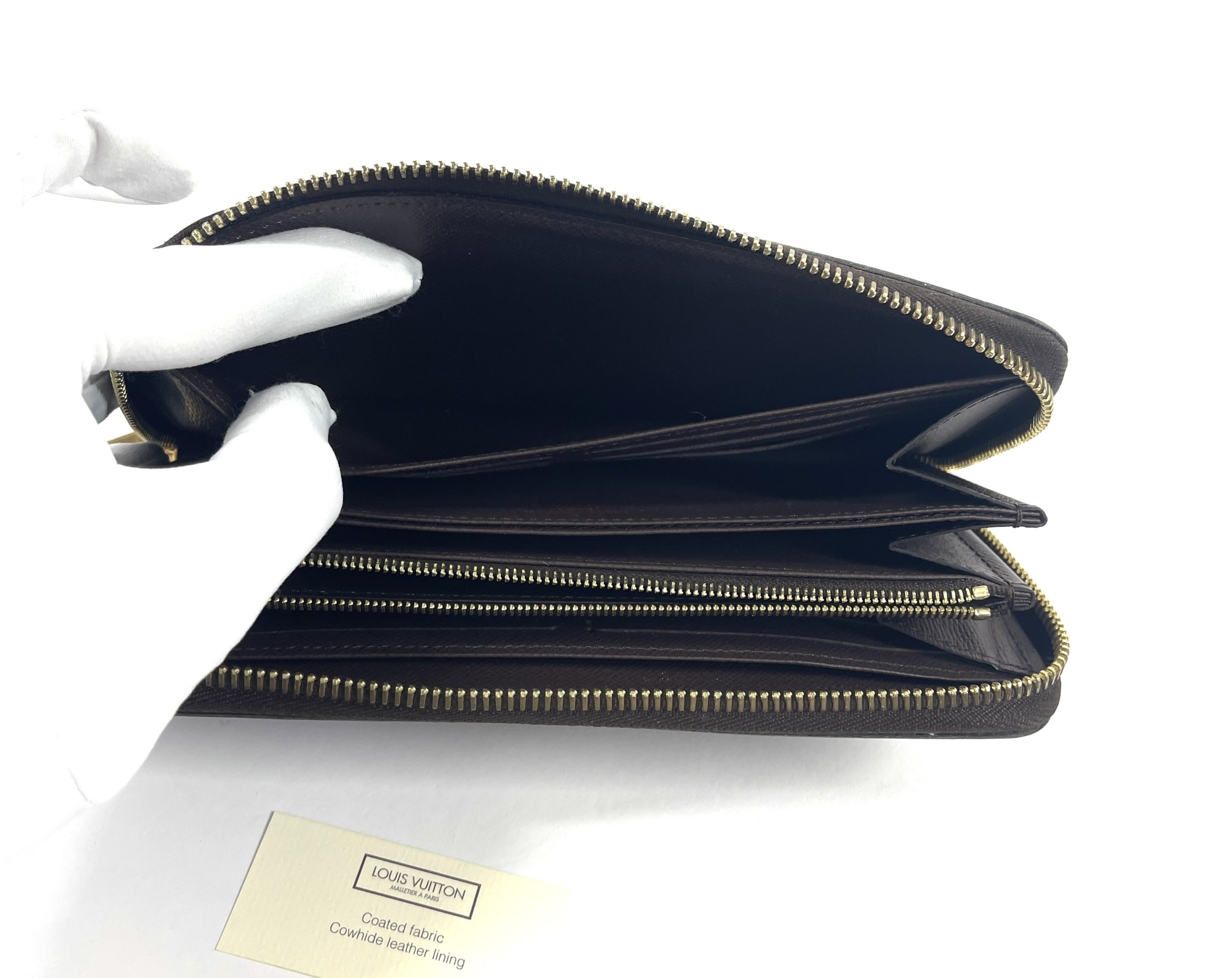 Louis Vuitton Zip Wallet Black Damier