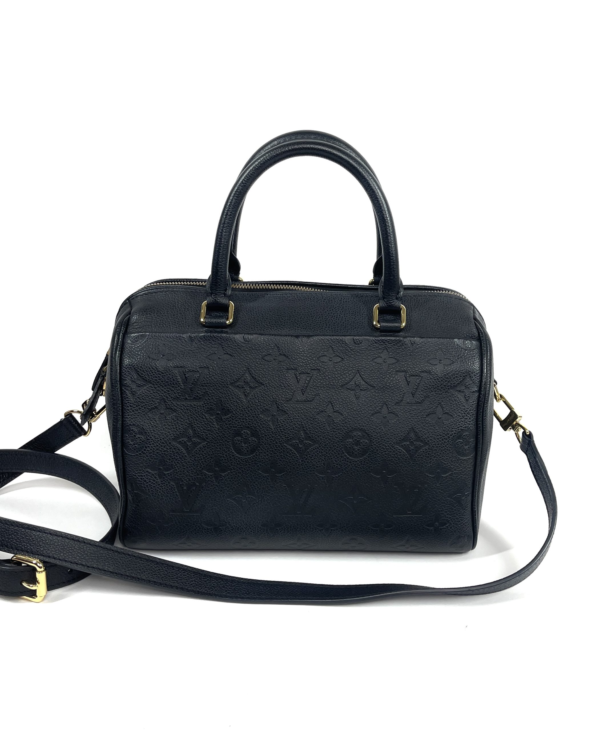 LV Speedy 25 - Real Leather Adjustable Strap