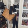 MCM Large Reversible Liz Shopper in Visetos Cognac 2