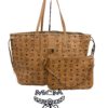 MCM Reversible Large Liz Shopper in Visetos Cognac 4