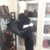 MCM Black Aren Top-Zip Shopper in Visetos 2