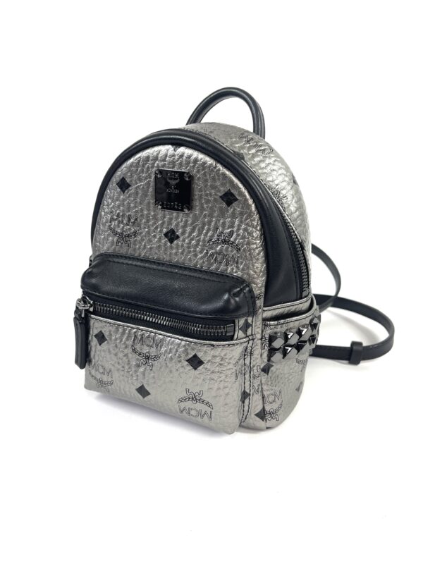 MCM Mini Stark Side Studs Backpack in Visetos Pink - A World Of Goods For  You, LLC