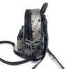 MCM Stark Bebe Boo Side Studs Backpack in Visetos Pewter Black X-Mini 14