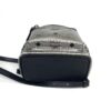 MCM Stark Bebe Boo Side Studs Backpack in Visetos Pewter Black X-Mini 10