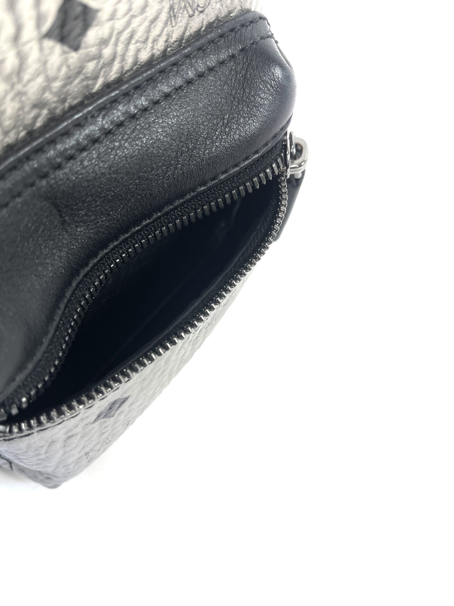 MCM, Bags, Authentic Mcm Black Pebbled Leather Crossbody Shoulder Bag