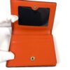 MCM Small Pink Wallet Orange Interior Saffiano Leather 5
