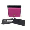 MCM Small Pink Wallet Orange Interior Saffiano Leather 2