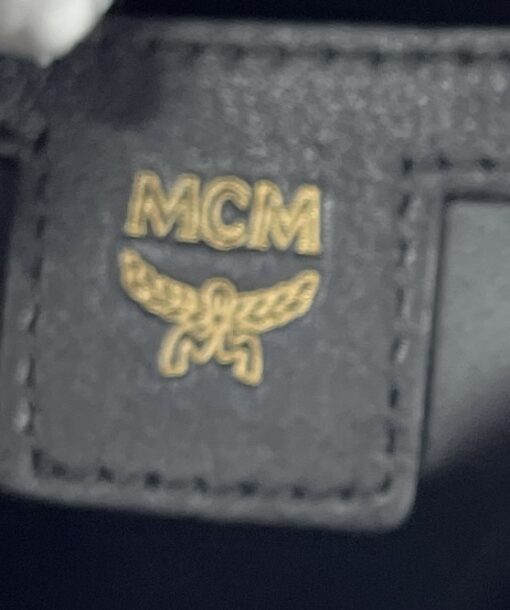 MCM Mini Stark Side Studs Backpack in Visetos Pink 19