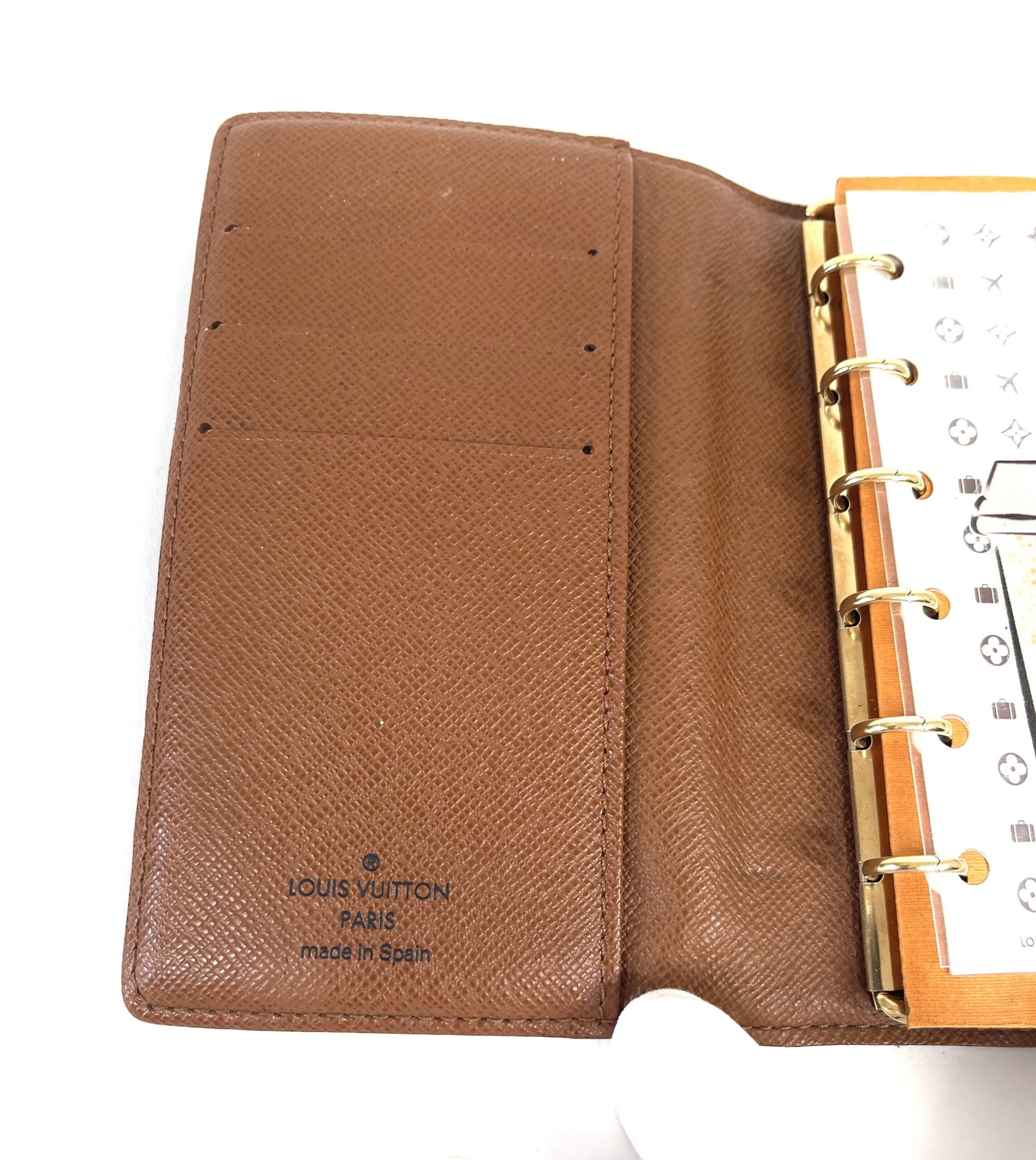 Louis-Vuitton Monogram Agenda PM Notebook card holder Authentic