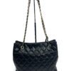 Chanel Black Lambskin Matelasse Tote With Gold Hardware 4