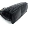 Chanel Black Lambskin Matelasse Tote With Gold Hardware 17