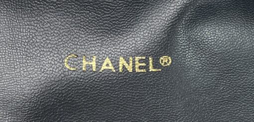Chanel Black Lambskin Matelasse Tote With Gold Hardware 12