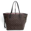 Louis Vuitton Neverfull MM Ebene With Rose Ballerine 6