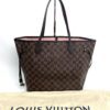 Louis Vuitton Neverfull MM Ebene With Rose Ballerine 3