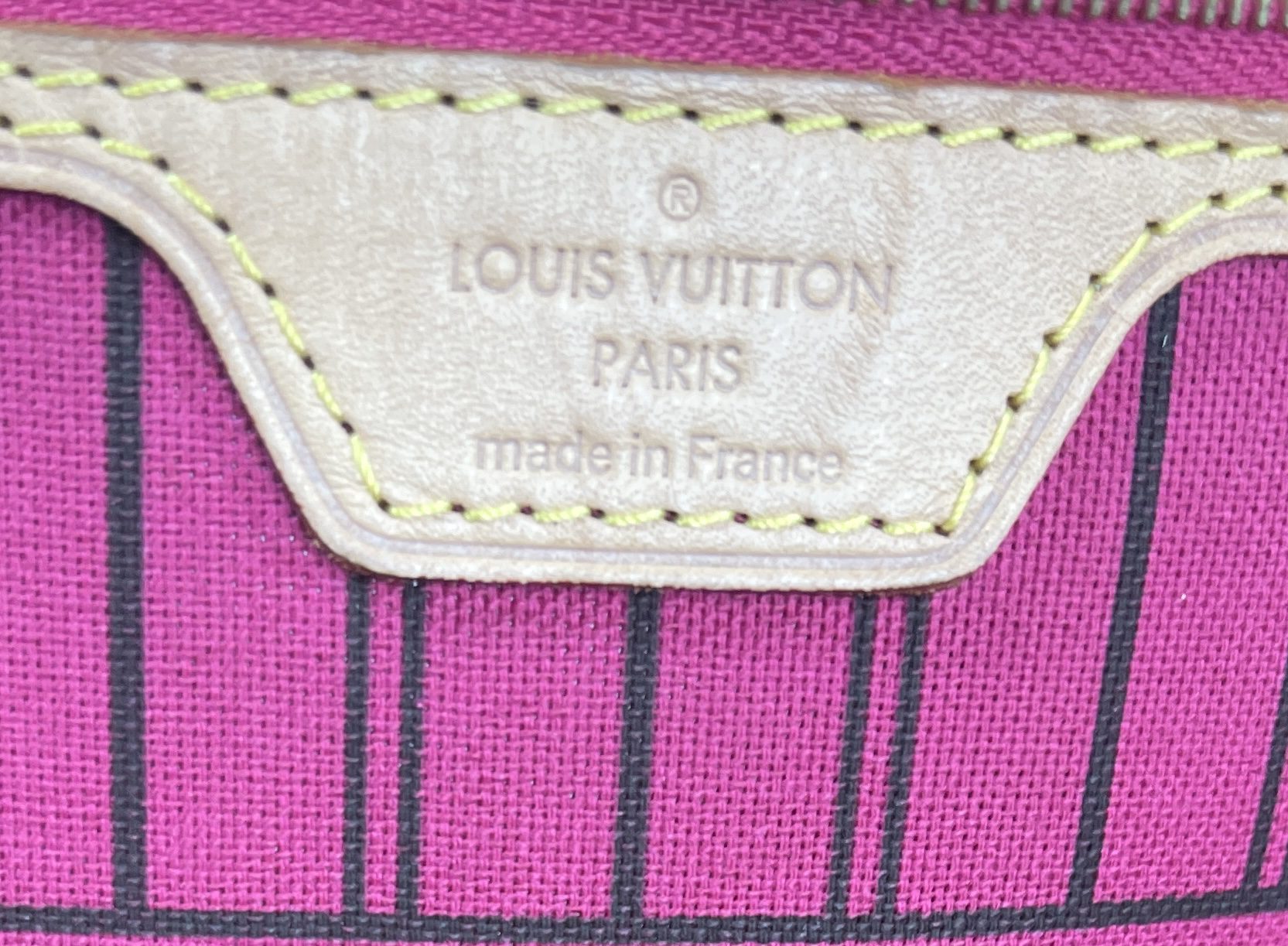 LOUIS VUITTON Monogram Pivoine Pink Neverfull GM Pouch – The