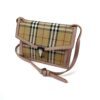 Burberry Hannah Canvas House Check and Brown Leather Shoulder Bag Clutch 22