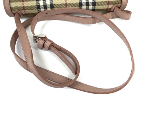 Burberry Small Vintage Check Macken Crossbody Ash Rose 22