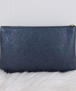 Double Zip Pochette Damier Azur - Women - Small Leather Goods