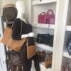 MCM Liz Medium Shopper in Cognac Visetos with Pouch 2