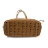 MCM Liz Medium Shopper in Cognac Visetos with Pouch 25