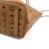 MCM Liz Medium Shopper in Cognac Visetos with Pouch 24