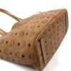 MCM Liz Medium Shopper in Cognac Visetos with Pouch 21