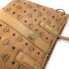 MCM Liz Medium Shopper in Cognac Visetos with Pouch 19