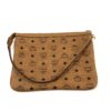 MCM Liz Medium Shopper in Cognac Visetos with Pouch 17
