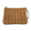MCM Liz Medium Shopper in Cognac Visetos with Pouch 16