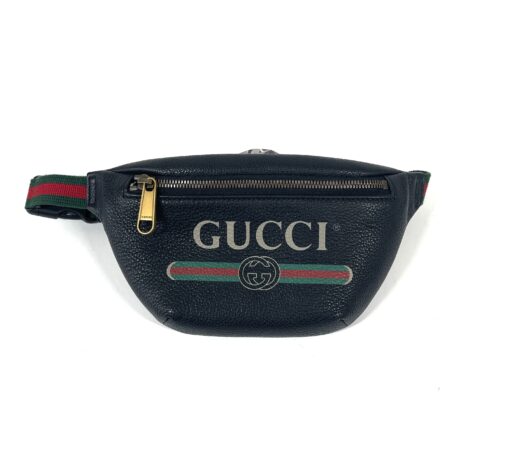 GUCCI Grained Calfskin Belt Bum Bag Small 31