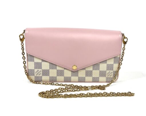 Louis Vuitton Azur and Pink Felicie Full Set with Rose Ballerine Interior 3