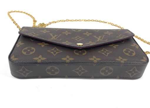 Louis Vuitton Monogram Pochette Felicie Crossbody with Pivoine Interior 10