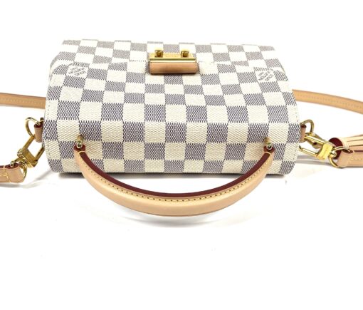 Louis Vuitton Croisette Crossbody Damier Azur Canvas 12