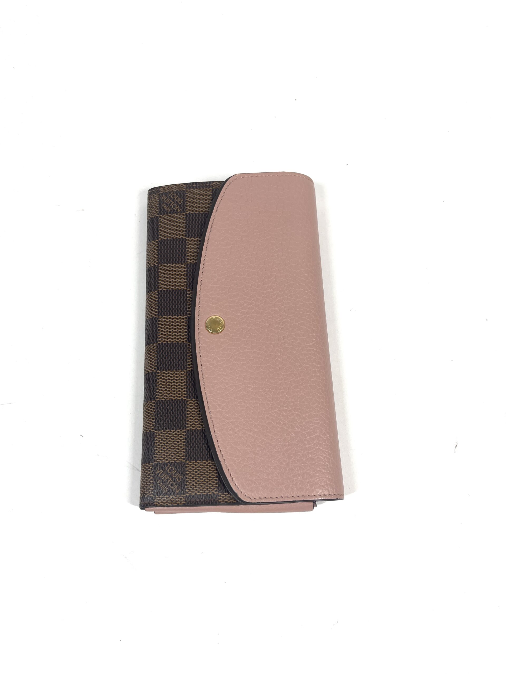 Louis Vuitton Damier Ebene Normandy Wallet with Rose Ballerine - A World Of  Goods For You, LLC