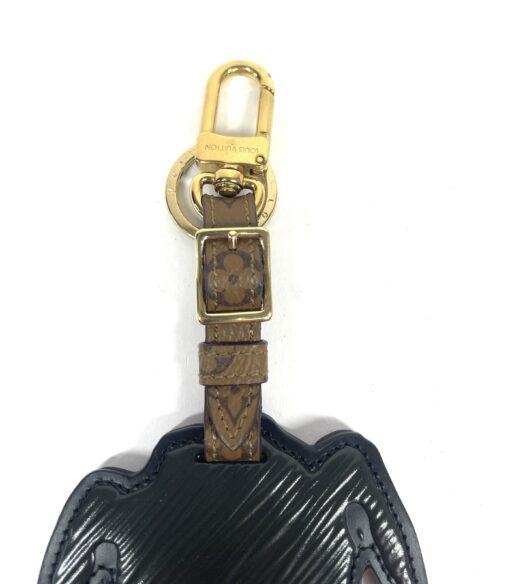 Louis Vuitton Catogram Black Epi Dog Bag Charm 50
