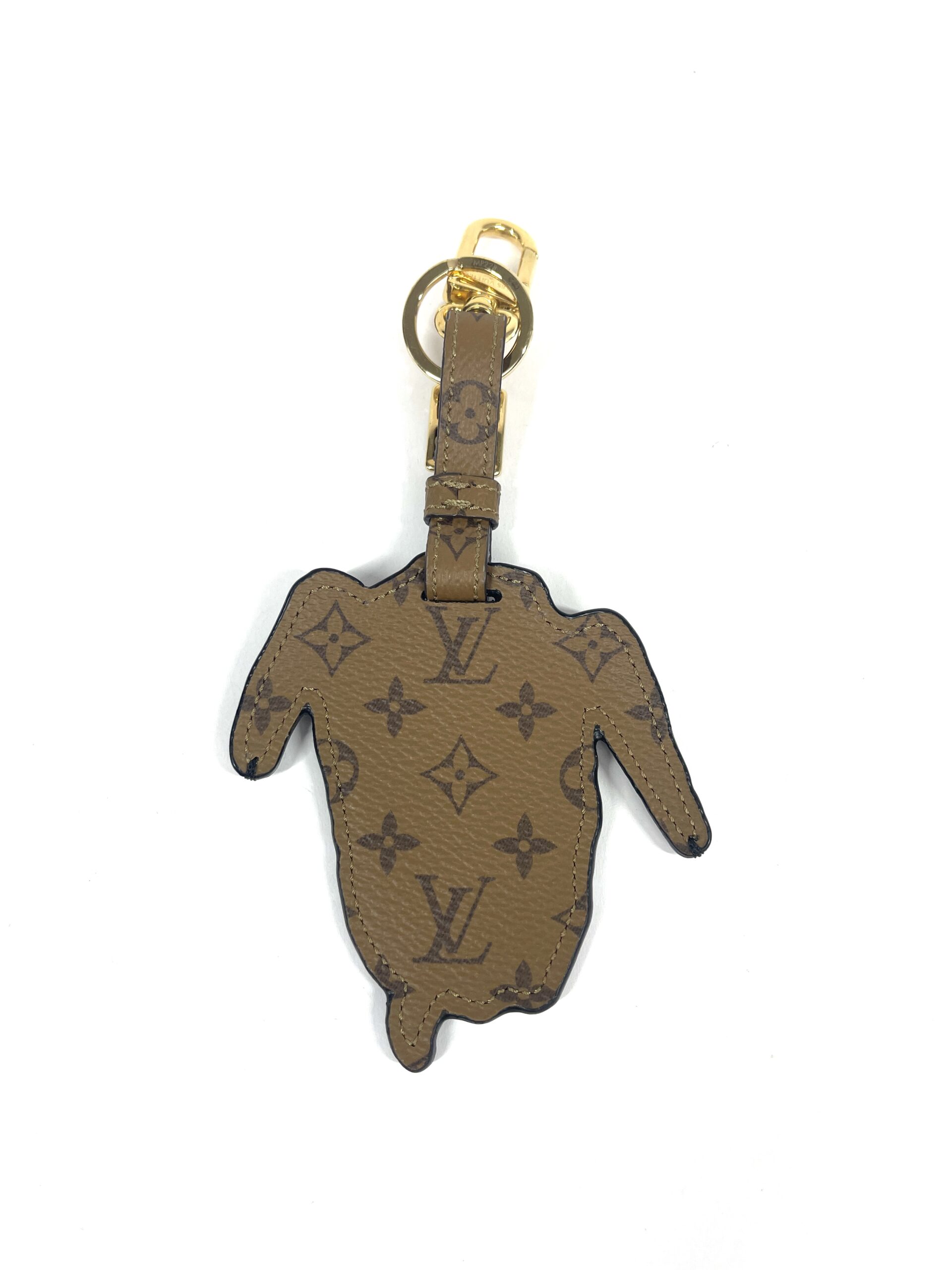 Louis Vuitton Catogram Dog Bag Charm Keychain