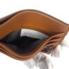 Bottega Veneta Intrecciato Leather Credit Card Case Caramel Black 3