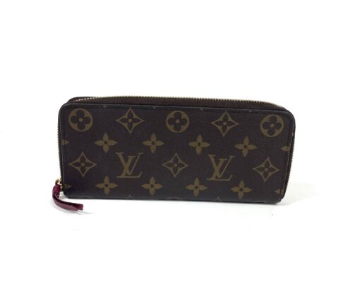 Louis Vuitton Monogram Clemence Wallet Fuchsia 9