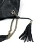 Gucci Soho Pebbled Leather Chain Medium Black Shoulder Bag 18
